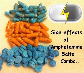 amphetamine salts side effects